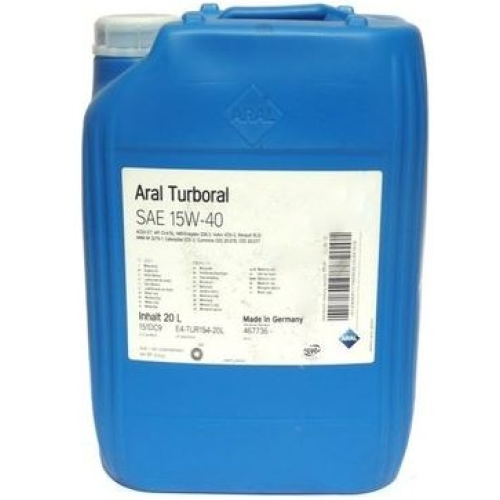 Ulei Motor ARAL TURBORAL 15W40 20L AVE-1281