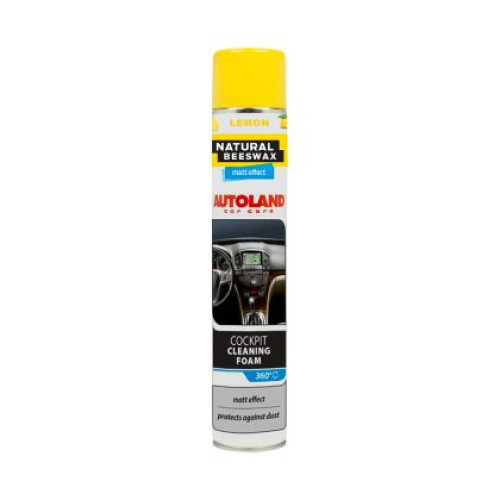 Curățător de bord aerosol 750ml spumă cu efect mat lămâie AUTOLAND 138630799