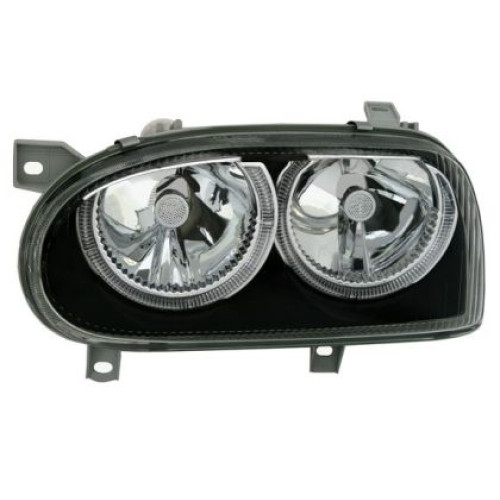 Faruri Golf 3 Angel Eyes - R32 design - negru DEPO SWV01R32B