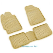 3D Covorase auto cauciuc pentru Audi A8 (2002-2009) long base, bej 4pcs. - marca Element ELEMENT NLC.04.13.212k