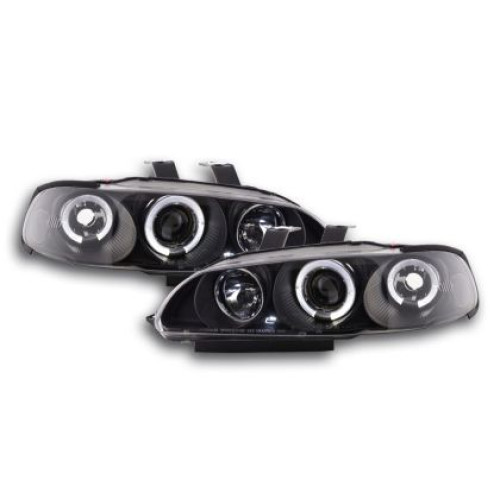 Faruri HONDA CIVIC sedan (92-95) - negru JUNYAN SWH01AB