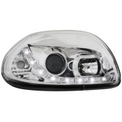 Faruri DRL RENAULT CLIO 2 (98-00) - crom JUNYAN SWR02AGX