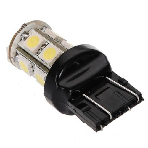 Bec cu diode de tip T20 cu 13 diode SMD lumina unica alba OEM T20SMD13