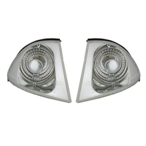 Lampa semnalizare fata de cristal dedicate BMW E46 sedan (98-01) - cromium OEM KGB04D