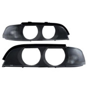 Sticle faruri pentru BMW E39 (1995-2000) - afumat - set 2buc. OEM GLASSE39B