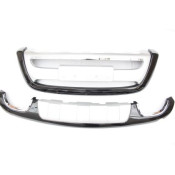 Rollbar de fata si de spate pentru Hyundai Santa Fe (2010-2012) - Argintiu OEM BGHS101