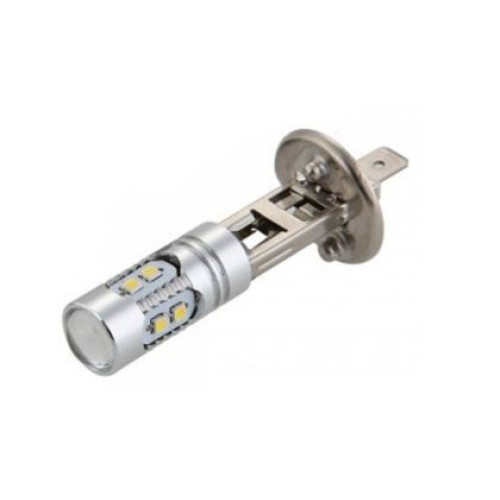 Bec cu dioda H1 10W cu 10 diode 2323 de 1W Cree si o lupa OEM H110WC