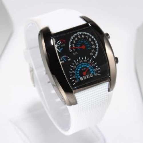 Ceas de mana sport style - RPM Turbo Design - alb OEM WTCHW