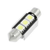 Becuri LED de plafon Canbus cu 3 diode SMD 44mm OEM S3SMDCAN44