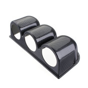 Consola - suport pentru 3 contoare 52mm - carbon OEM IGB3CRB