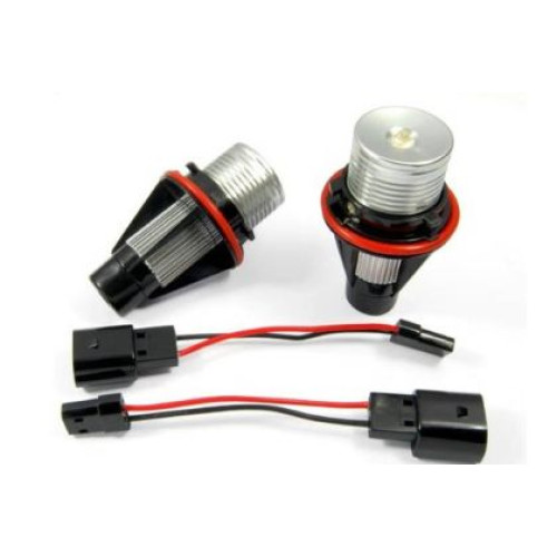10W becuri LED pentru angel eyes pentru BMW E39 / E60 / E53 X5 / E65 / E87 / E63  - culoare alba OEM LEDE39A10