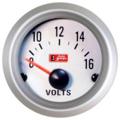 Contor pentru bateria auto - Voltmetru - VDO alb OEM 2791SS