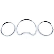 Inele de bord pentru Mercedes W202 (96-01) / W208 CLK (97-02) / W210 (95-99) - silver OEM 1200393S