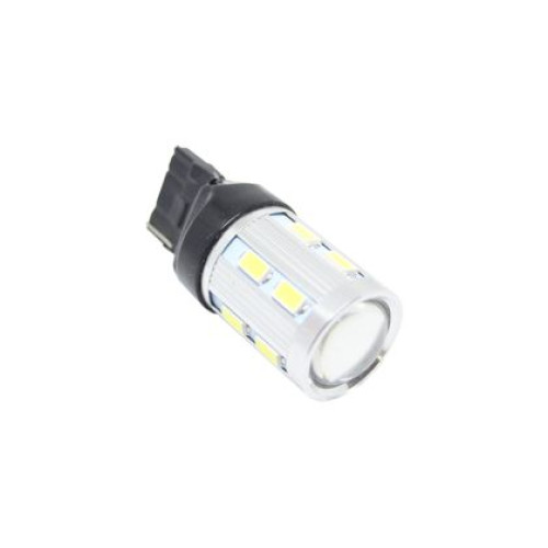 Bec cu dioda de tip T20 CANBUS cu 16 diode SMD si o lupa 5630 lumina portocalie unica OEM T2016SMDRO