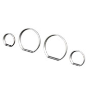 Ringuri de tablou pentru Mercedes W202 (1993-1995) - silver OEM 1200391S