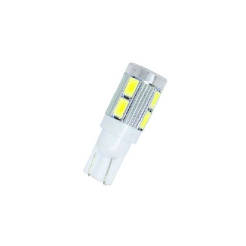 Becur LED de tip T10 5W cu10 diode SMD 5630 - potrivite ca lumini de zi Alb OEM T1010SMD