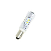 Becuri LED de tip BA9S 10W cu 10 diode de 1W fiecare si o lupa OEM BA9S10WC