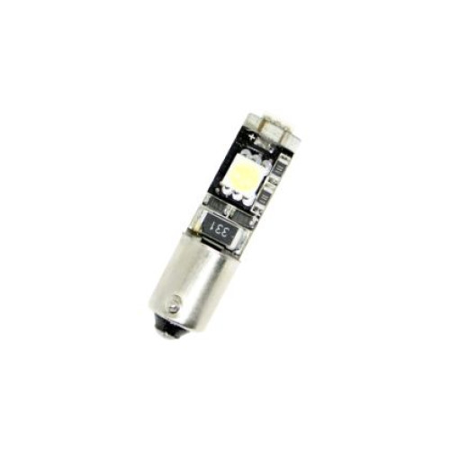 Becuri LED de tip BA9S Canbus cu 3 diode SMD opuse OEM BA9SCB