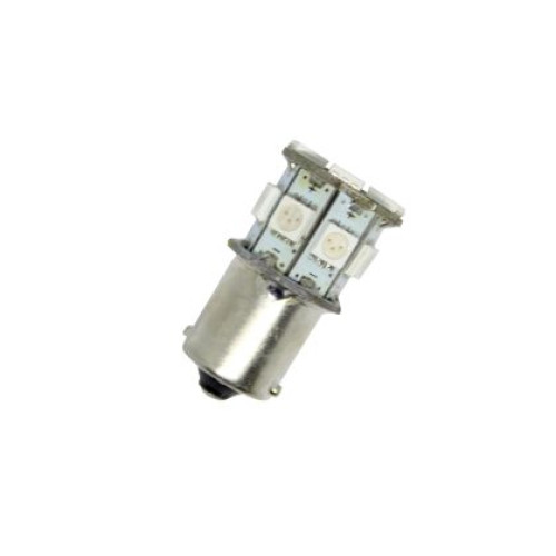 Bec cu dioda de tip BA15S cu 13 diode SMD lumina dubla Rosie OEM L13R2