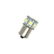 Bec cu diode de tip BA15S cu 13 diode SMD lumina unica Alba OEM L13W