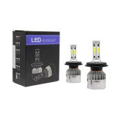 Bec led auto H4 Bi-Led pentru faruri S2 - 7600 Lm, 36W - COB 6000K OEM H4WS2