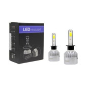 Bec led auto H1 pentru faruri S2 - 7600 Lm, 36W - COB 6000K OEM H1WS2