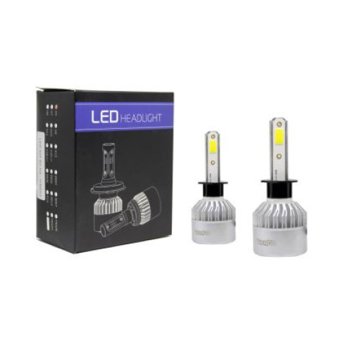 Bec led auto H1 pentru faruri S2 - 7600 Lm, 36W - COB 6000K OEM H1WS2