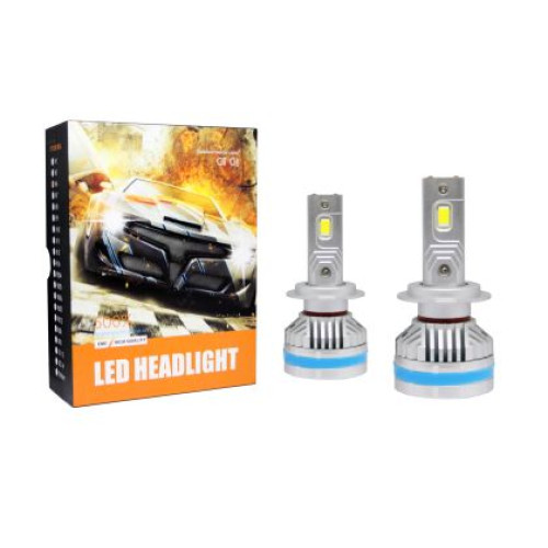 Bec led auto H7 pentru faruri - 36 000 Lm, 90 Watt - Canbus 6000K - Megabright OEM H7WF6