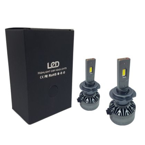 Bec led auto H7 A60 pentru faruri - 155 000 Lux 55W - Canbus 4300K - 1500% mai multa lumina OEM H7WA60Y