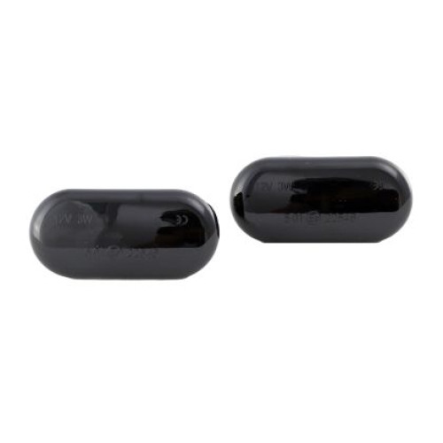 Lampi semnalizare laterala fumurie LED dedicate Nissan Navara, Pathfinder (2005+), Micra (2003+), Note, Qashqai (2007+) - afumat dinamic OEM SA124D