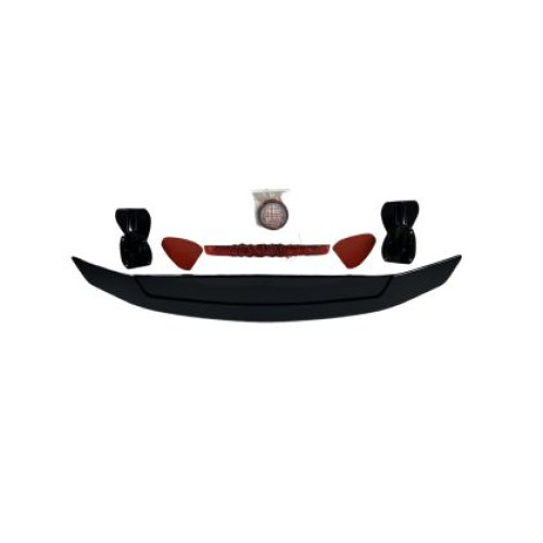 Eleron luneta compatibil cu Honda Civic (2016-2020) GT Style Culoare Negru Lucios OEM A-Honda-022