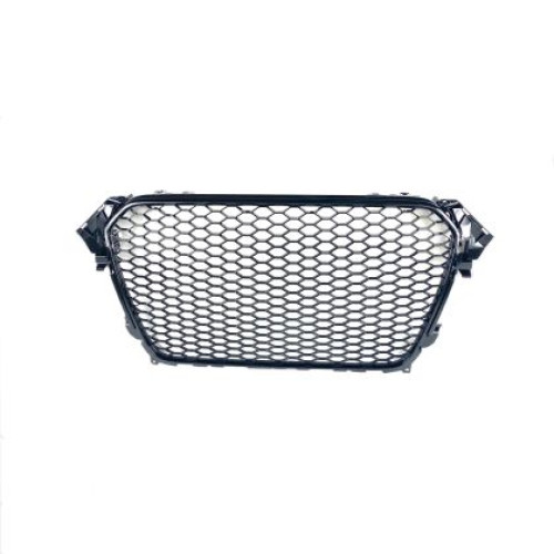 Grila fara emblema pentru Audi A4 B8 (2011-2014) - RS Look - cu cadru cromat OEM GA4B9C