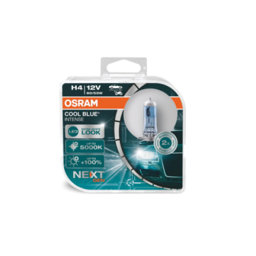 Bec cu halogen H4 - Osram COOL BLUE INTENSE NEXT GEN - 2 buc. blister OSRAM 4052899413108