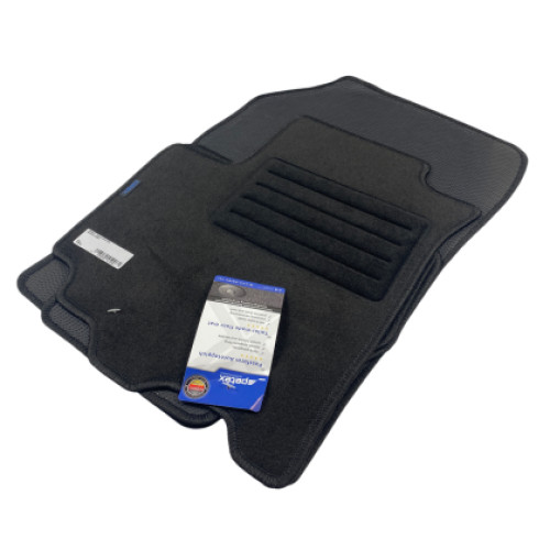 Covorase auto din mocheta pentru SUZUKI Vitara (2015+) materia SOWA negre PETEX 106650704