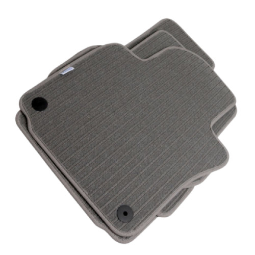 Covorase auto din mocheta pentru Vw Golf 5 / Golf 6 / Jetta (2005-2011) gri cu clipsuri rotunde PETEX 146856403