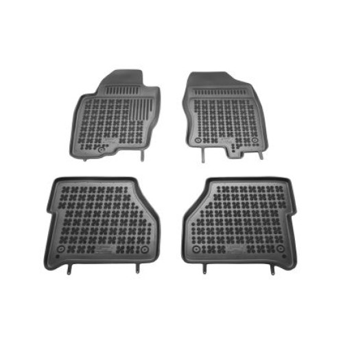 Covorase auto cauciuc pentru NISSAN Navara D40 (2005-2015) - tavite - set 4buc., marca Rezaw-Plast REZAW-PLAST 201803