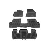 Covorase auto cauciuc pentru DACIA Lodgy I (2012-2020) / DACIA Logan I Stepway (2012-2020) - 7 locuri tavite - set 4buc., marca Rezaw-Plast REZAW-PLAST 203404