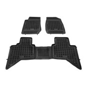 Covorase auto cauciuc pentru ISUZU D-Max II (2011-2019) - tavite - set 4buc., marca Rezaw-Plast REZAW-PLAST 203901