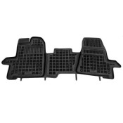 Covorase auto cauciuc pentru Ford Transit Custom / Tourneo Custom (2013+) 3 locuri - tavite - set 4buc., marca Rezaw-Plast REZAW-PLAST 200623