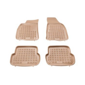 Covorase auto cauciuc pentru AUDI A4 B6 / B7 (2001-2008) - tavite bej - set 4buc., marca Rezaw-Plast REZAW-PLAST 200301B