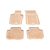 Covorase auto cauciuc pentru BMW X3 E83 (2003-2010) - tavite bej - set 4buc., marca Rezaw-Plast REZAW-PLAST 200708B