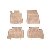 Covorase auto cauciuc pentru MERCEDES E-Class W211 / CLS C219 (2002-2010) - tavite bej - set 4buc., marca Rezaw-Plast REZAW-PLAST 201702B