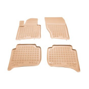 Covorase auto cauciuc pentru VW Touareg II / Porsche Cayenne II (2010-2018) - tavite bej - set 4buc., marca Rezaw-Plast REZAW-PLAST 200111B