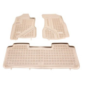 Covorase auto cauciuc pentru HONDA CR-V II (2002-2006) - tavite bej - set 4buc., marca Rezaw-Plast REZAW-PLAST 200912B