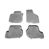 Covorase auto cauciuc pentru VW Golf 5 / Golf 6 / Jetta / Seat Leon (2004+) / Sirocco / Octavia 2 (2004-2013) - tavite gri - set 4buc., marca Rezaw-Plast REZAW-PLAST 200206S