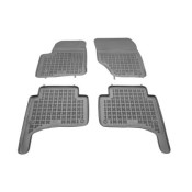 Covorase auto cauciuc pentru VW Touareg I / Porsche Cayenne I (2002-2010) - tavite gri - set 4buc., marca Rezaw-Plast REZAW-PLAST 200105S