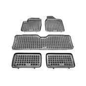 Covorase auto cauciuc pentru FORD Galaxy (1995-2006) / VW Sharan / SEAT Alhambra (1995-2010) - tavite pentru 1, 2 si 3 row of seats - set 4buc., marca Rezaw-Plast REZAW-PLAST 200103