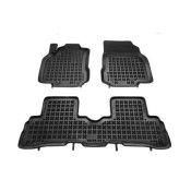 Covorase auto cauciuc pentru NISSAN Cube II (2009-2014) - tavite - set 4buc., marca Rezaw-Plast REZAW-PLAST 201815