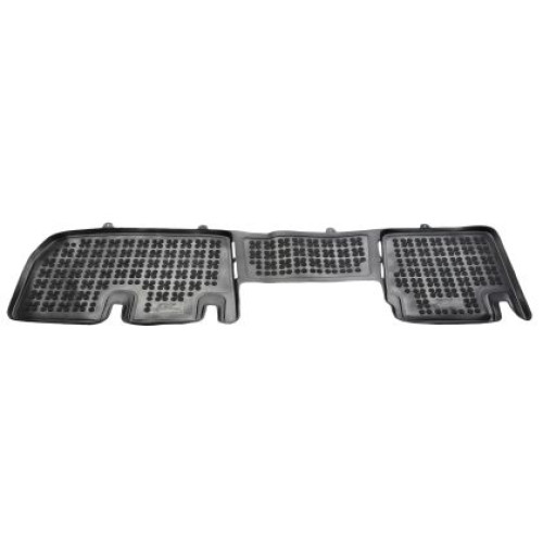 Covorase auto cauciuc pentru OPEL Vivaro B (2014-2018) / RENAULT Trafic III (2014-2021) / FIAT Talento (2016-2020) / NISSAN NV300 (2014-2021) - middle (2nd row of seats) with air vents, with passanger doors on the right sides only - tavite - set 4buc., ma