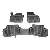 Covorase auto cauciuc pentru Volkswagen Sharan II (2010-2022) / Seat Alhambra (2010-2020) - 5 seats (front, middle) - tavite - set 4buc., marca Rezaw-Plast REZAW-PLAST 200112A